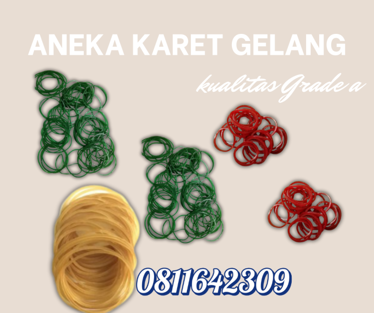 karet gelang hijau